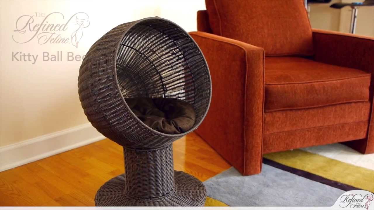 Kitty Ball Cat Bed from The Refined Feline