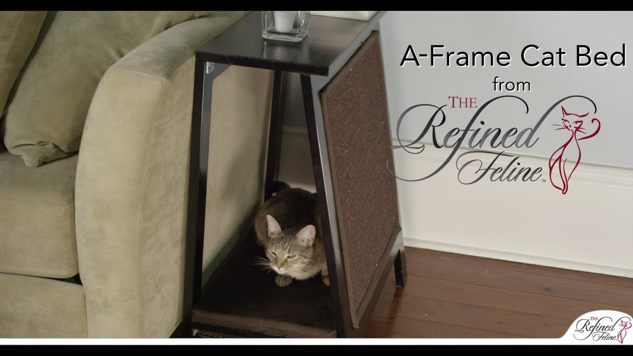 A-Frame Cat Bed from The Refined Feline