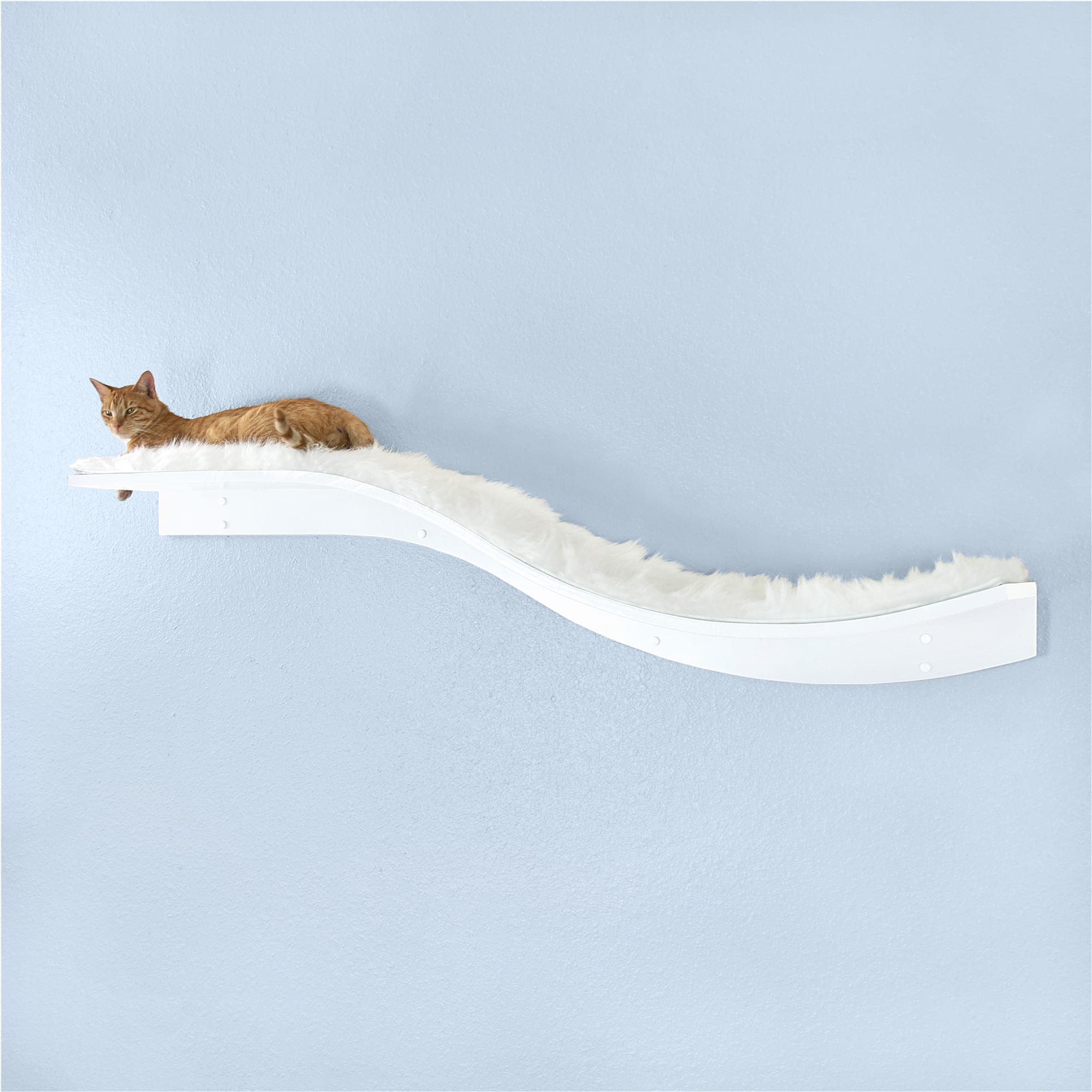 Lotus Branch Cat Shelf for Wall
