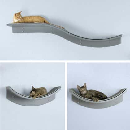 Lotus Cat Wall Shelf Bundle